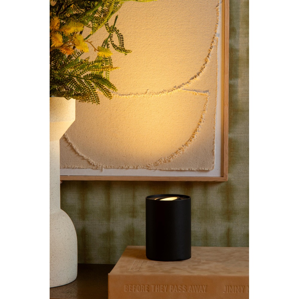 Lucide Design tafellampTube zwart - 22552/05/30